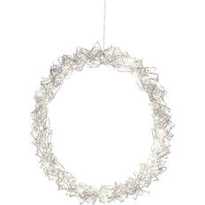 Silver Jullampor Konstsmide LED metal wreath IP20 Christmas Lamp