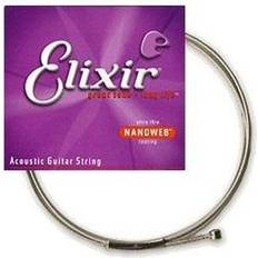 Elixir strängar acoustic Elixir 15130 80/20 Bronze Single Acoustic Guitar Nanoweb 030