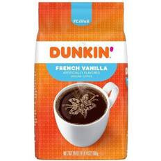 Vanilla Filter Coffee Dunkin' Donuts French Vanilla Flavored Ground Coffee 20oz