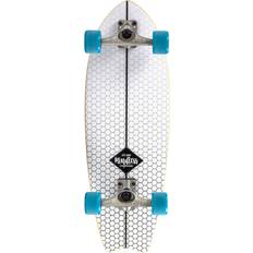 Wit Longboards Mindless Longboards Fish Tail Surf Skate 29.5" Surfskate wit white