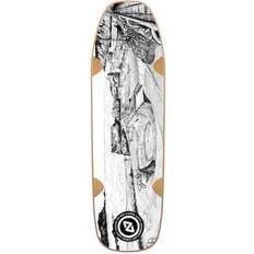 Skateboards Hydroponic Skateboard Deck Bullet Pool Shape (La Kantera Pool Shape) Hvid/Sort 8.75"
