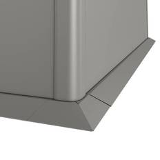 Biohort Socklar 1,5x1 metallic kvarts-grå Plantejord