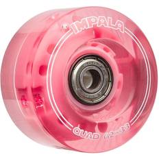 Hvid Skateboardtilbehør Impala 'Light Up' Hjul (4 st. Pink