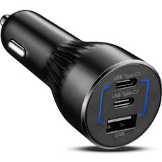 Andersson Batterier & Opladere Andersson 95W Biloplader 2xUSB-C USB-A