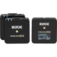 Microphones Rode Wireless GO II Compact Microphone System w/SmallRig 3182 Interview Handle