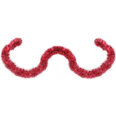 Red Garlands Northlight 50 ft. Festive Tinsel Christmas Garland