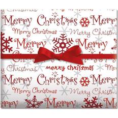 Christmas Gift Wrapping Papers Current Christmas Script Jumbo Rolled Multi-color Paper Gift Wrap Paper 67 sq ft