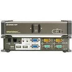 IOGEAR GCS1742 2 port Dual View KVM Switch