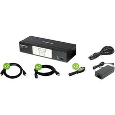 IOGEAR GCS1932H, 2-Port 4K KVMP Switch with HDMI, USB 3.0 Hub, Audio GCS1932H