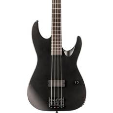 Electric Basses ESP M-4 Black Metal Electric Bass Black Satin