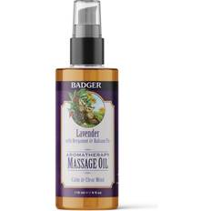 Produits de Massage et de Relaxation Badger Balm Lavender Aromatherapy Massage Oil 118 ml