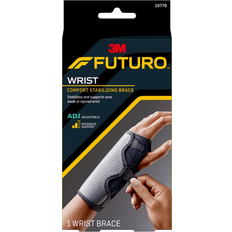 Support & Protection Futuro Reversible Splint Wrist Brace, 5.5" Black