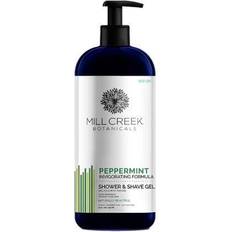 Mill Creek Shower & Shave Gel Peppermint 14 Oz Botanicals