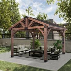 Backyard discovery gazebo Backyard Discovery Arlington 12 Gazebo with