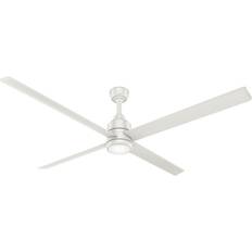 Commercial ceiling fans Hunter Industrial Trak 96 Integrated Fresh White Commercial Ceiling Fan with Light Control