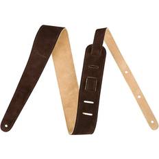Fender Reversible 2'' Suede Leather guitar strap Brown