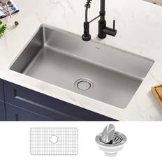 Kitchen Sinks Kraus KA1AS17 Dex 17" Undermount Single Basin