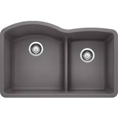 Kitchen Sinks Blanco 441593 Diamond 32" Undermount Double Basin