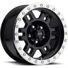 Car Rims Vision Off-Road Manx 16x8 5x127 0et Gloss Black Lip Wheel