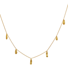 Gullbelagt Halskjeder Maanesten Columbine Necklace - Gold