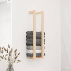vidaXL Porte-Serviette 23 x 18 x 90 cm Bois De Pin Massif