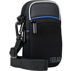 Shoulder Sling Compact Digital Camera Holster with Rain Cover and Scratch Resistant Interior Lining by  Works With Samsung NX500, NX300