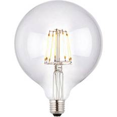 Light Bulbs Led Filament Lamp Bulb Dimmable 6W E27 led 125mm Clear Glass Globe Warm White