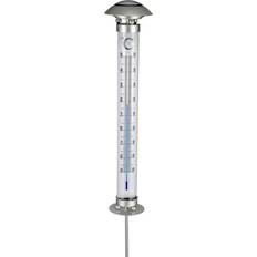 Günstig Wandstrahler HI Solar Garden Thermometer Wandstrahler