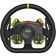 Programmerbar Rattar Moza RS - Steering Wheel D-Shaped Leather