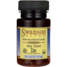 Swanson Vitaminas y Suplementos Swanson Zinc Quelado 30 mg - 90 Cápsulas