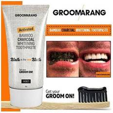 Dental Care Groomarang Charcoal Toothpaste & Bamboo Toothbrush