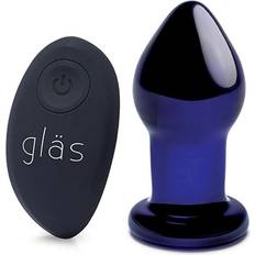 Buttplug glas Gläs Vibrerende Buttplug Vibrating Butt Glas