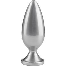 Kiotos Unisex Metal Butt Plug 3.5 inches Silver