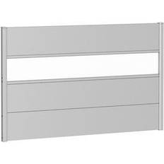 Biohort Opbevaringsbokse Biohort Väggpanel aluminium akrylglas 150x90cm silver-metallic