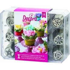 Rustfri stål Tyllesæt Decora Tylsæt 3D blomster No. 1 Tyllesæt