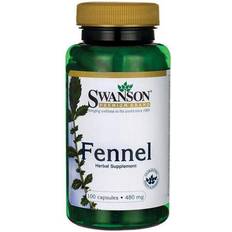 Fennikelfrø Swanson Fennel, 480mg 100 pcs