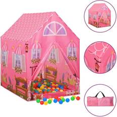 Tygleksaker Lektält vidaXL Children Play Tent Pink 69x94x104 cm