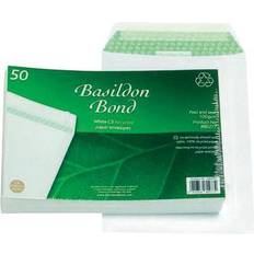 Bond and seal Basildon Bond Basildon Bond Envelopes FSC Pocket Recycled Peel & Seal 120gsm C5