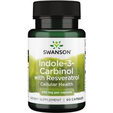 Indole 3 carbinol Swanson Indole-3-Carbinol with Resveratrol, 200mg 60 st