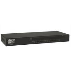 KVM Switches Tripp Lite 16-Port Rackmount USB PS2 KVM Switch w/ On-Screen Display 1U 16 x 1 16 x HD-15 1U Rack-mountable