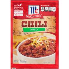 Spices, Flavoring & Sauces McCormick Mild Chili Seasoning Mix 1.25oz