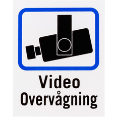 Video Surveillance Sign 8x10cm 2-pack