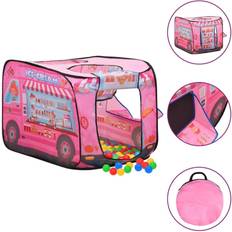 Metaal Speeltenten vidaXL Kinderspeeltent 70x112x70 cm roze