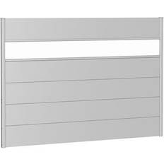 Lagerboxen Biohort Väggpanel aluminium akrylglas 200x135cm silver-metallic