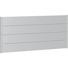 Lagerboxen Biohort Väggpanel aluminium 200x90cm silver-metallic