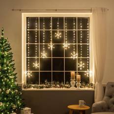 Christow Snowflake Curtain Lights String Light