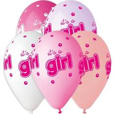 Ballongkungen Latexballoner Premium It's a Girl 5-stk