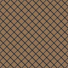 Alloy Mosaic tile massiv metal Titanium Amber brushed copper 1.6mm thick Diamond-Ti-AB