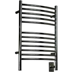 Heated Towel Rails Amba Jeeves E-Curved 540x787mm Bronze, Black, Silver