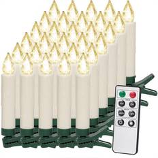 Deuba Brugskunst Deuba Tree LED Lights Clip Fairy String Warm LED-lys